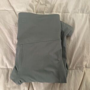 Gap mint split leg flared high waisted leggings